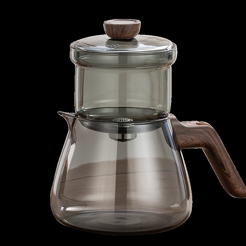 茶水分离杯玻璃磁吸新款飘逸杯泡茶壶2024懒人泡茶器家用茶具盖碗