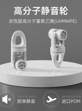 铝合金加厚窗帘轨道双轨滑轮滑轨滑道顶装侧装白色铝合金窗帘杆单