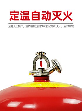 自动灭火装置悬挂式超细干粉灭火器灭火球型温度感应FZX/APT4公斤