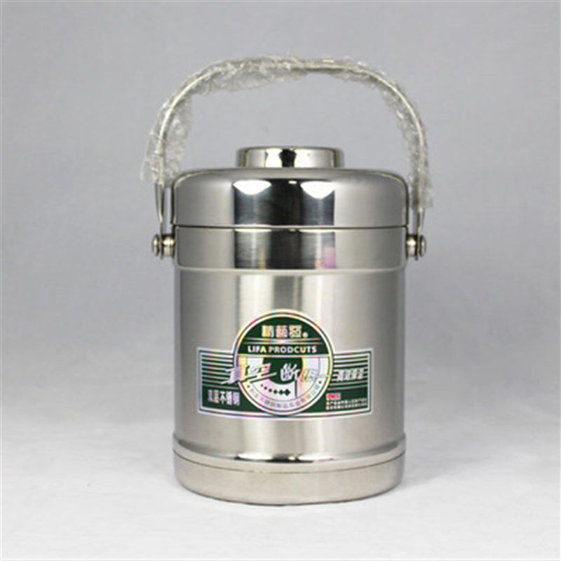 正品精艺发真空不锈钢保温桶 提锅 饭盒 1.2 1.8 2.5L 保温六小时