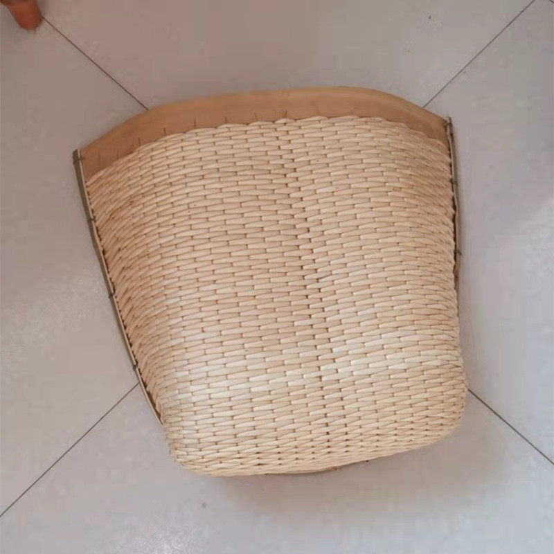 纯手工家用柳编簸箕竹编藤编农用无孔晾晒柳条簸箕笸箩收纳筐筲箕