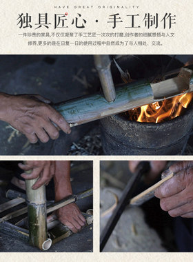 定制手工竹子置物架收纳储物架火锅店厨房多层简易餐厅酒店放菜架