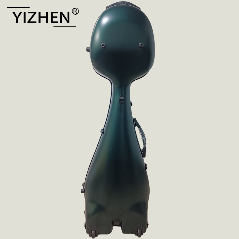 琵琶琴盒哑光玻璃钢琵琶盒子带滑轮抗压防水防震烤漆可托运琵琶硬