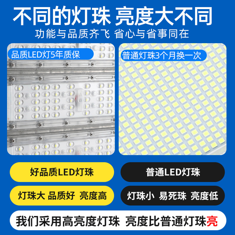 LED路灯头户外防水100W150W模组路灯灯头220V农村小区挑臂道路灯