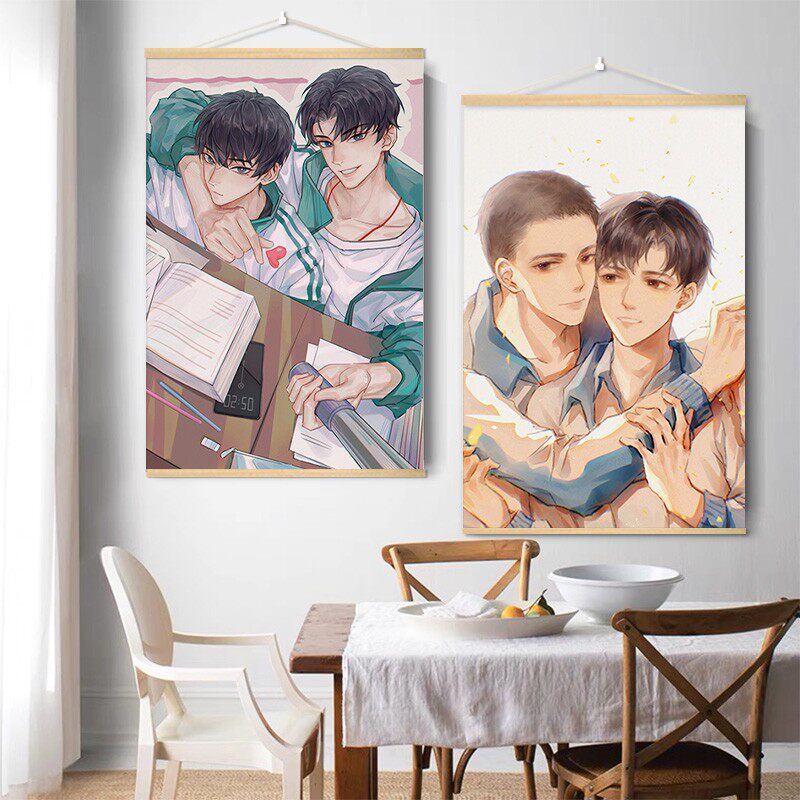 伪装学渣贺朝谢俞动漫定制挂画装饰画卷轴撒野巫哲周边蒋丞顾飞