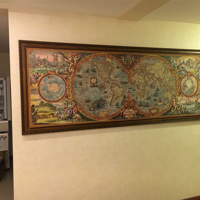 自己提供画面6000片拼图框装裱悬浮画框制作欧式拼图框架大型画框