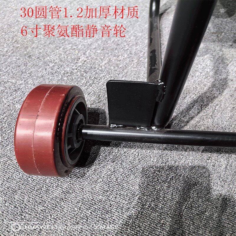 四轮酒店运椅车宴会椅运输推车餐厅贵宾铝合金属脚椅子车婚庆户外