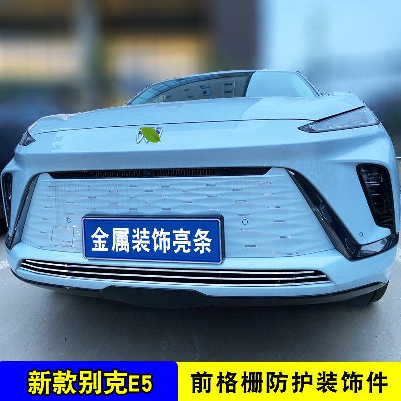 23-24款别克E5中网改装饰条 前脸专用汽车用品防虫网配件前杠亮条