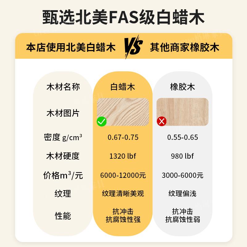 中古风榻榻米白蜡木实木床1米8箱体床1.5米无床头落地抽屉储物床