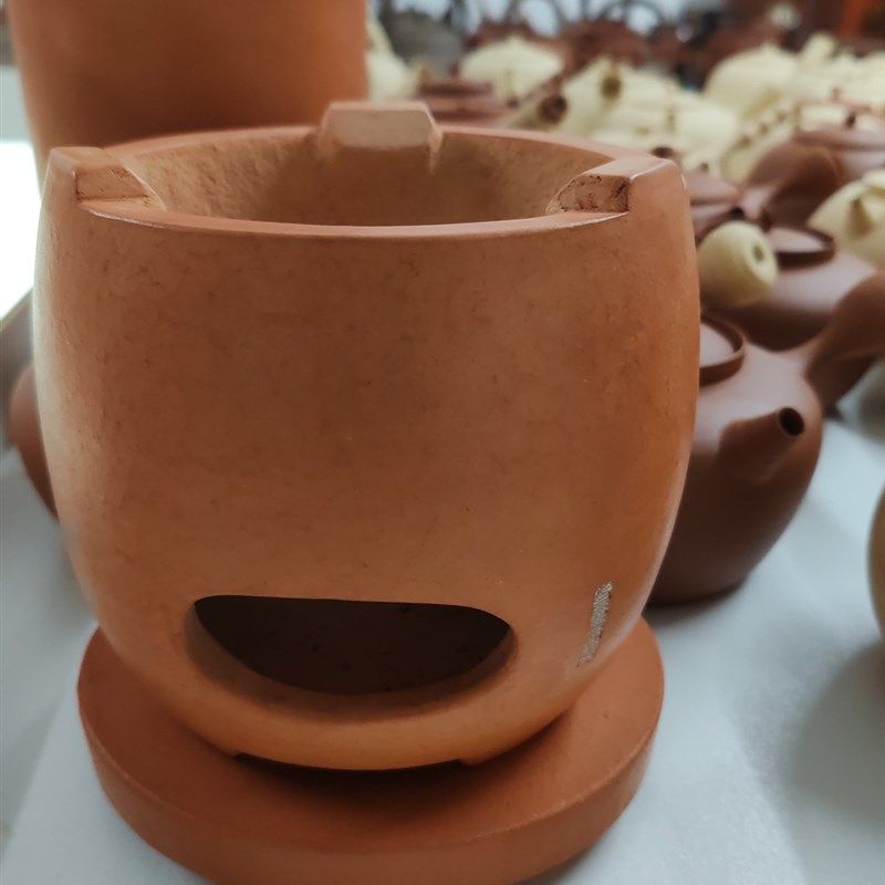 童文宋副榜炉闽西潮汕手工炭炉红泥小火炉工夫茶炉橄榄碳炉砂铫壶