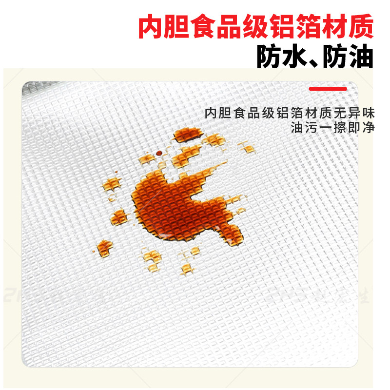 前置外卖箱电动车美团骑手专用送餐保温箱可折叠小号单肩保温包