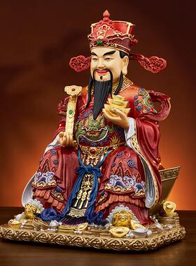 纯铜范蠡财神爷摆件家用供奉文财神像店铺开业招财2026年新款财神