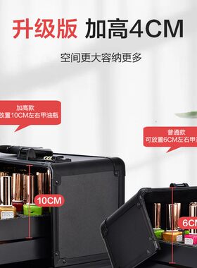 专业美容美发工具箱发型师专用理发手提拉杆箱上门美甲纹绣收纳箱