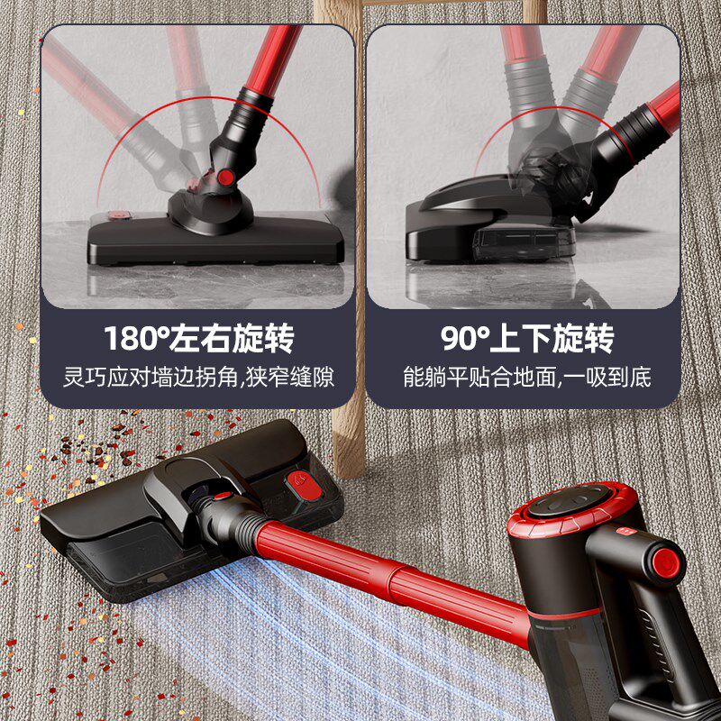 吸尘器家用大吸力小型手持有线吸拖一体机大功率除猫毛无线吸尘机