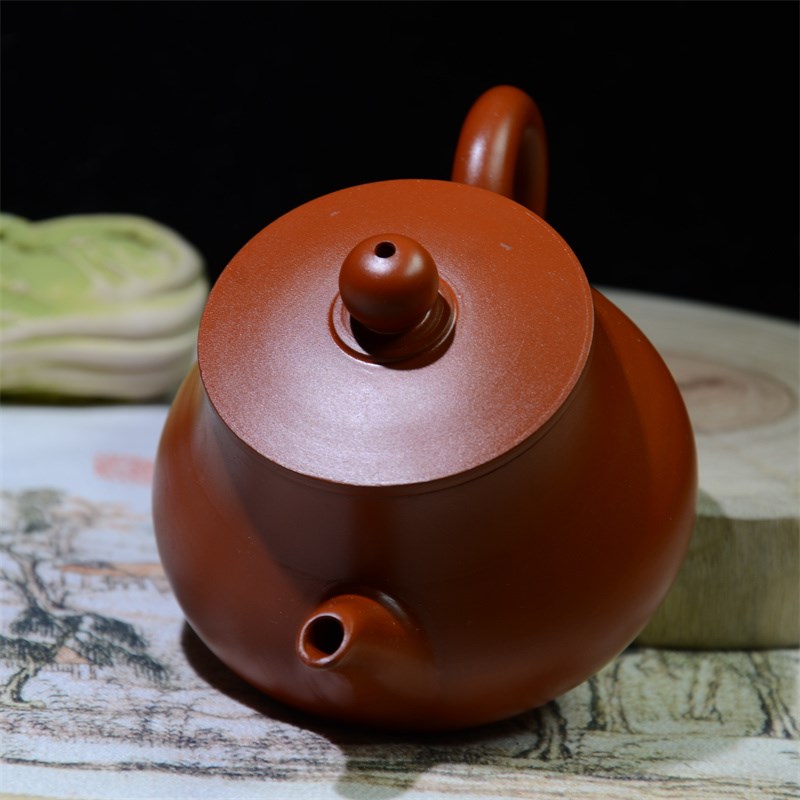平潘壶潮州朱泥全手工手拉坯小号工夫泡茶壶家用工夫茶具110ml