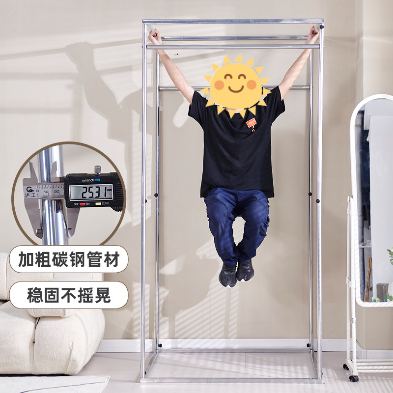 服装店展示架子商场卖场组装简易移动试衣间门帘更衣室换衣间落地