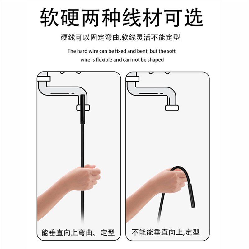 360度旋转水下钓鱼高清无线摄像头探头下水道手机探鱼器可视新型
