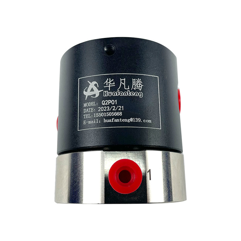 气电滑环360度旋转接头2/4/6/8/10/12路精密气液组合导电一体滑环