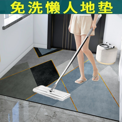 入户门地垫pvc可擦洗厨房门垫进门门口脚垫家用进户门垫子可裁剪