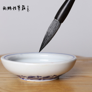 周鹏程笔庄长锋羊毫毛笔专业级大号中号楷书对联斗笔成人书法专业