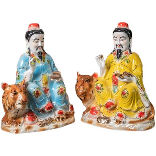 药王菩萨神医华佗神像孙思邈陶瓷行佛像居家供奉摆件