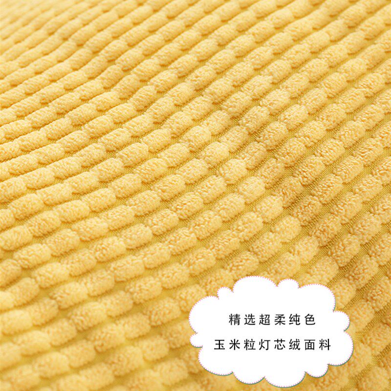 家用简约多功能玉米灯芯绒三角靠背床头飘窗长靠枕双人沙发大靠垫