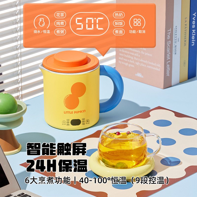 小南瓜快煮锅电炖杯多功能家用宿舍一人食小煮锅小型泡面小火锅
