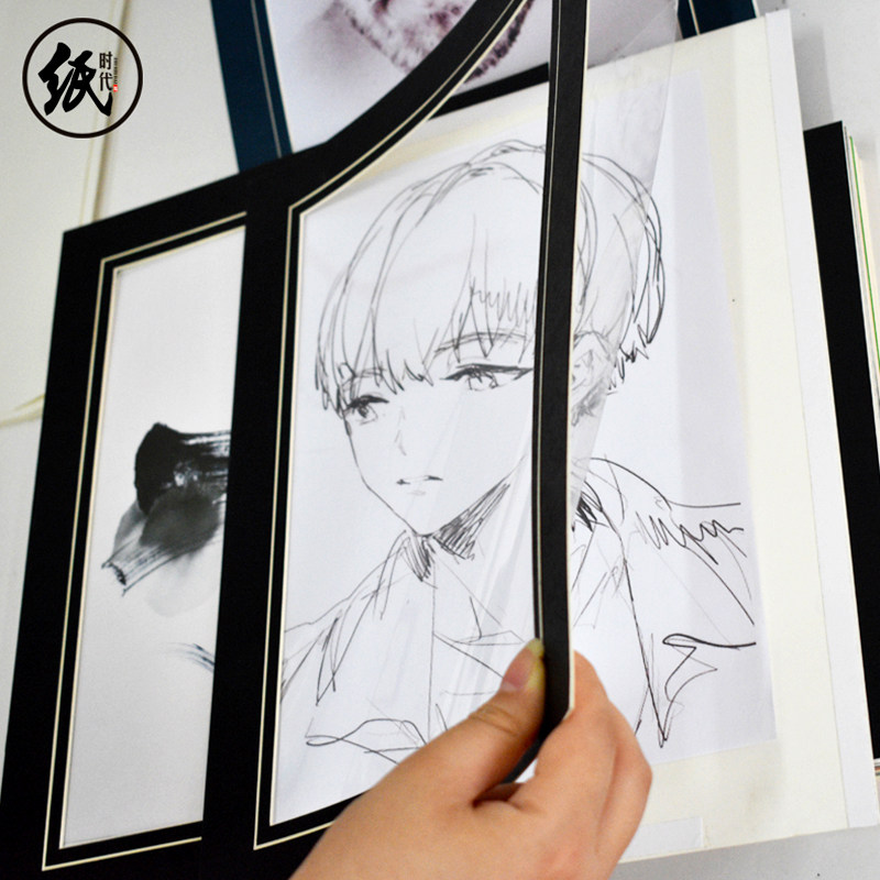 纸质画框8开4K儿童美术作品展示框 学校环创画展a4相框幼儿绘画框