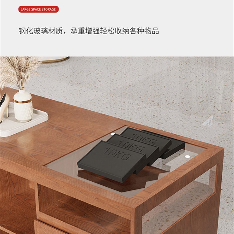 服装店中岛柜女装店中岛桌展示柜鞋店流水台饰品储物展示台桌子