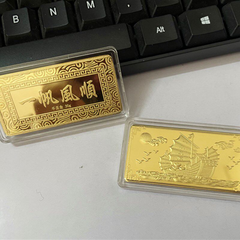 一帆风顺铜镀金样品装饰摆设风水装饰招财金店样板电影道具摆件