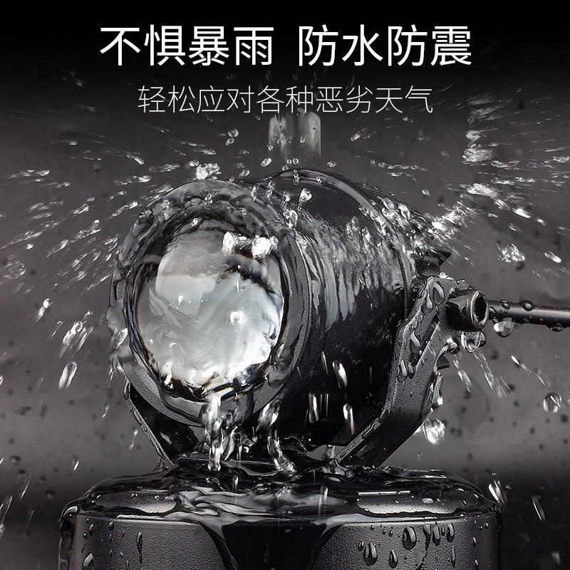 机车LED射灯电动车铺路透镜远近光切线一体客厅灯辅助灯前大灯12v