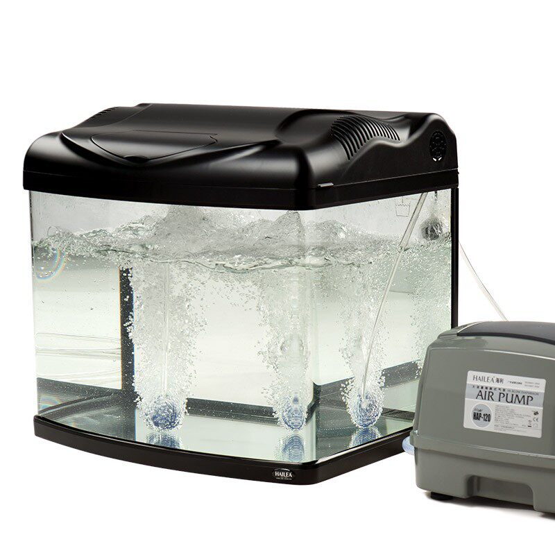海利HAP-100大气量静音强力氧气泵增氧泵鱼缸增氧养鱼水族加氧泵