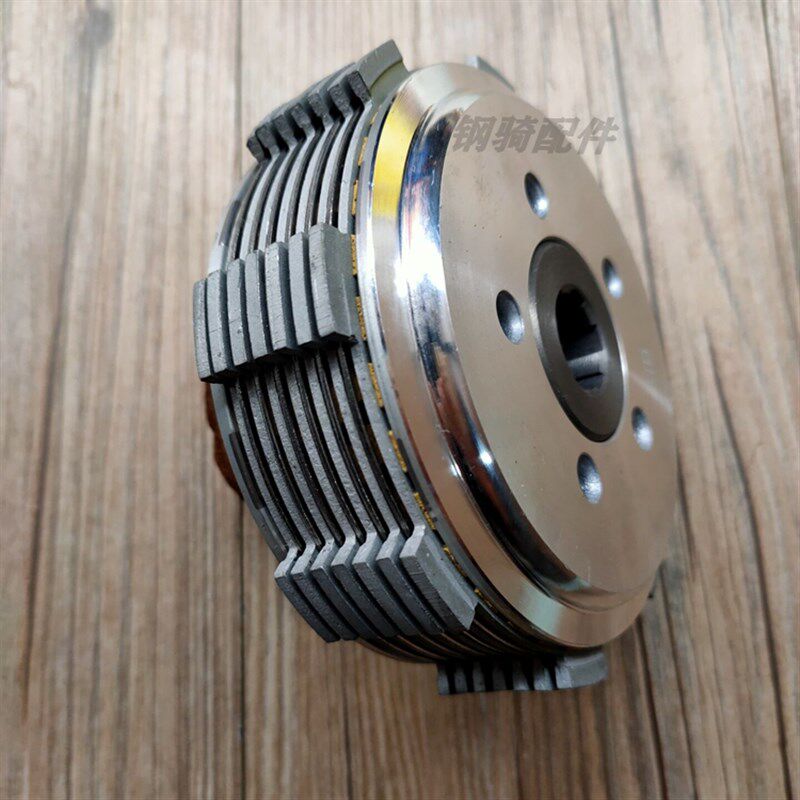 三轮车摩托车250 300新款带缓冲弹簧离合器小古总成离合芯加宽7片