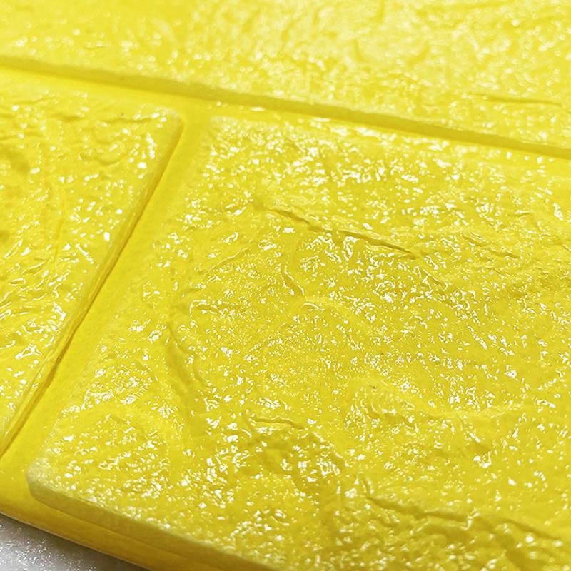 幼儿园教室墙裙自粘壁纸3d立体壁贴防撞软包砖形彩色加厚泡沫壁纸