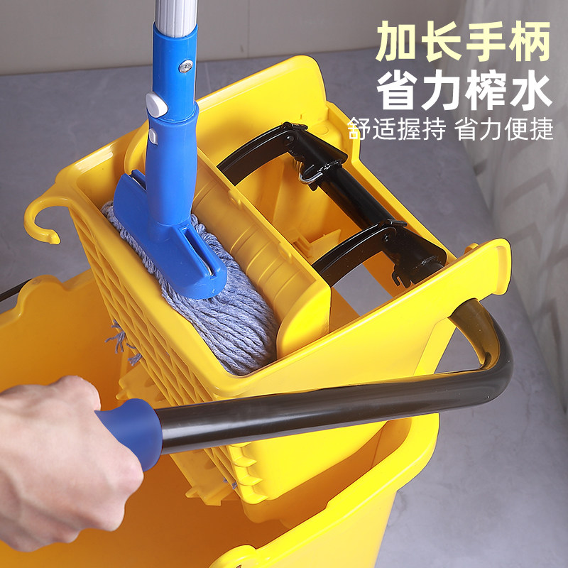 榨水车拖把桶墩布挤水器家用商用免手洗清洁拖布桶压水桶柞水车77
