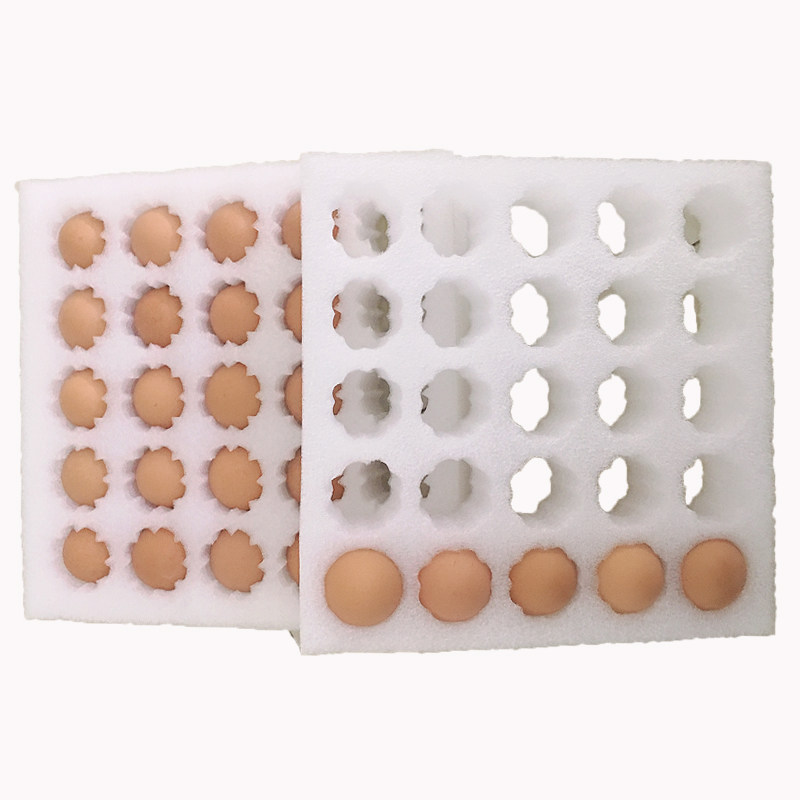 30/50/60/100枚装珍珠棉鸡蛋托防震泡沫快递包装盒鸡蛋礼品盒包邮