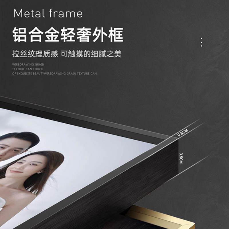 婚纱照相框定制洗照片放大挂墙卧室床头结婚照相片全家福打印制作