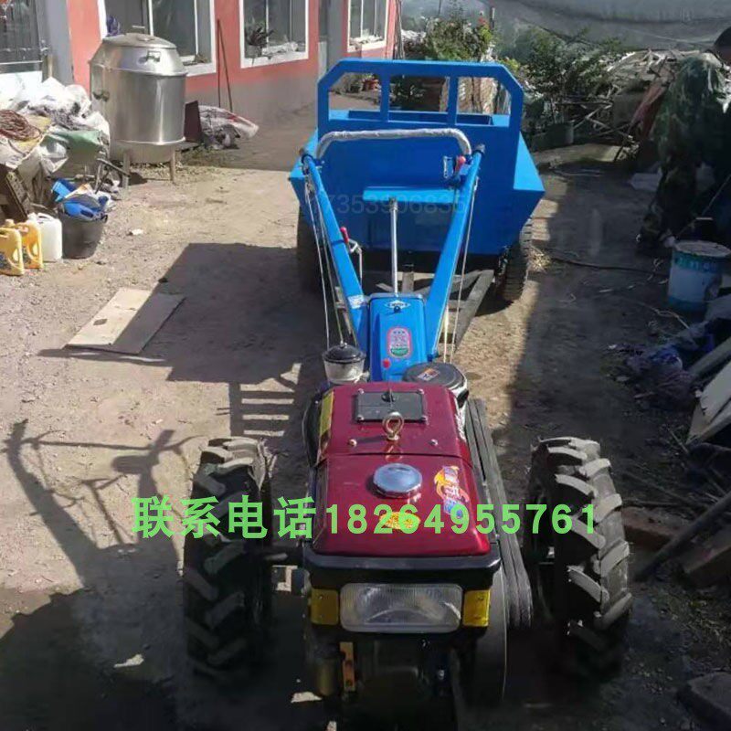 手扶后斗车厢手扶拖拉机配套拖斗车厢拖箱农用拉货箱拖拉机斗