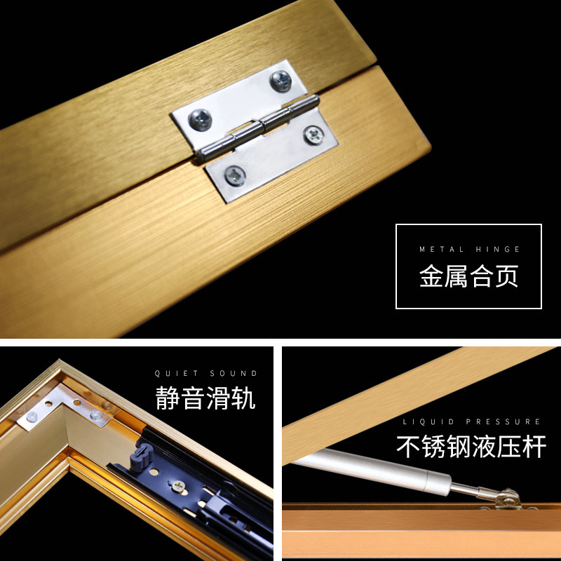 新中式风格电表箱装饰画免打孔入户玄关配电箱遮挡挂画横版液压
