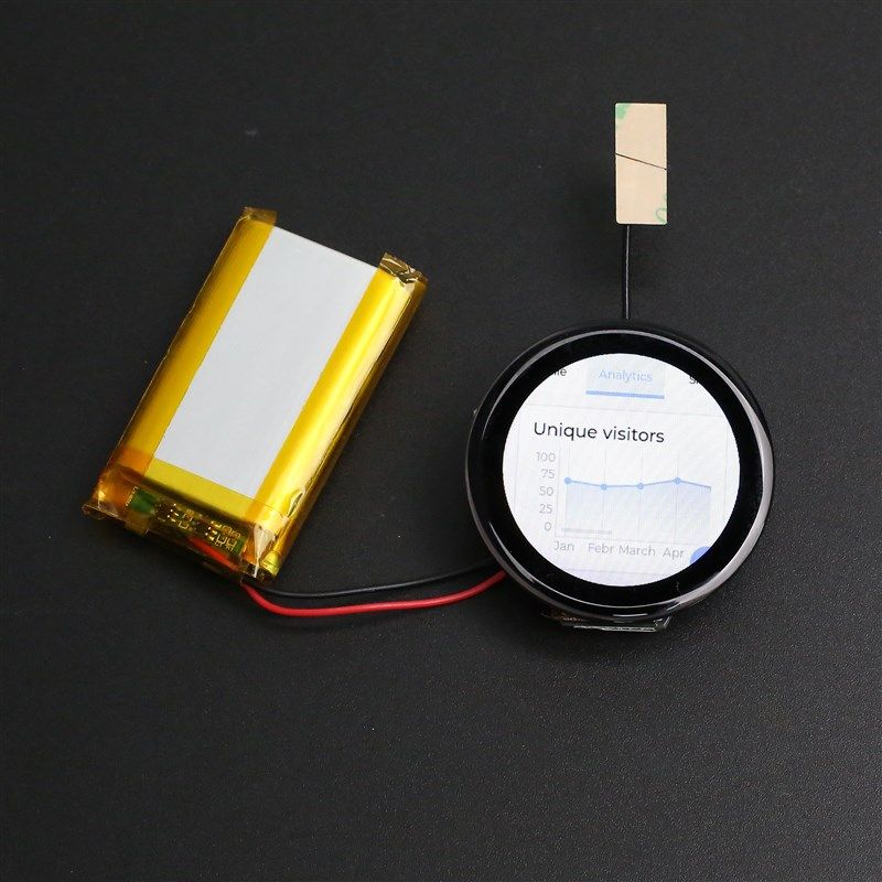 ESP32C3 1.28寸 TFT显示屏带触摸 开发板 程式设计学习 控制器 核