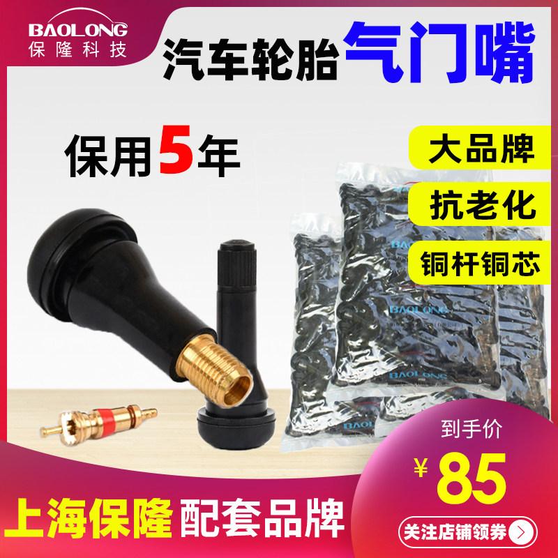 保隆气门嘴汽车轮胎气门嘴真空胎气门嘴橡胶气门嘴泰克气门嘴芯帽