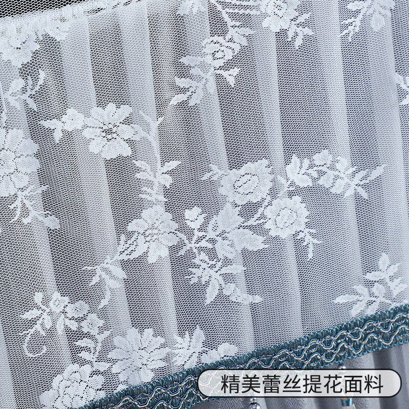 开机不取液晶电视机罩防尘罩套蕾丝55挂座式布艺65寸直面曲面盖巾
