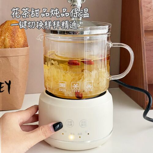 多功能养生电煮壶套装耐高温全玻璃家用煮茶器小型泡茶专用煮茶壶