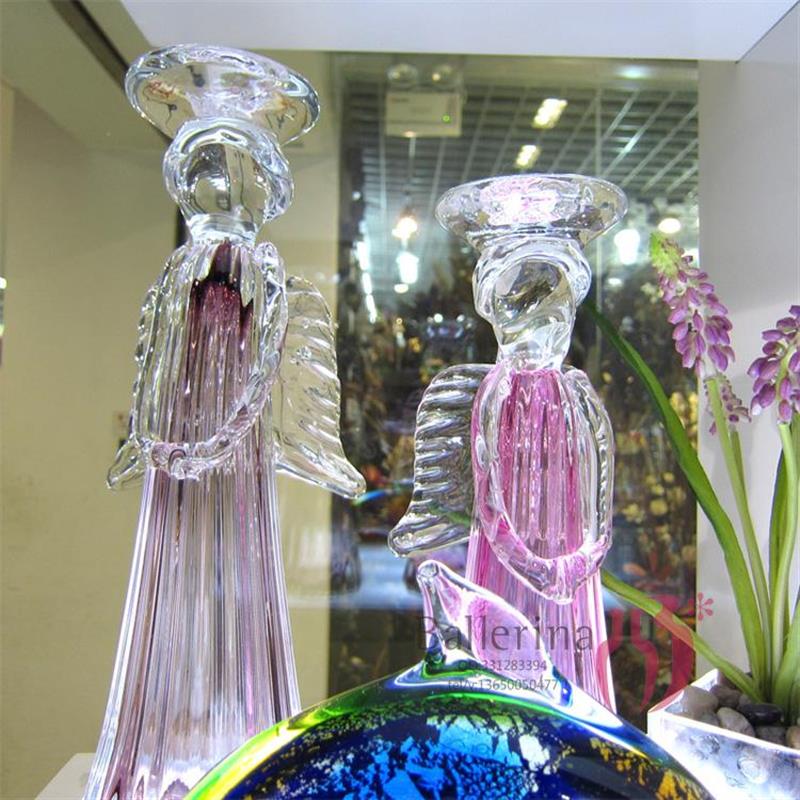 好姻缘 水晶天使 烛台摆件 婚庆结婚礼品创意工艺品 精品摆件
