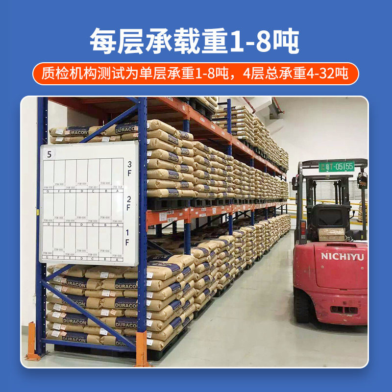 重型托盘货架加厚大型工厂仓库仓储拆装高位架子承重1-8吨可定做