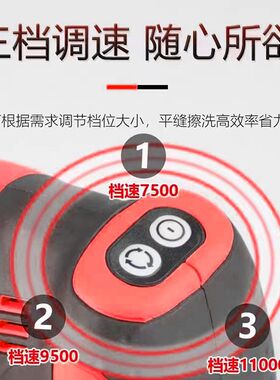 猎冠聚脲平缝擦洗环氧彩砂电动擦洗机瓷砖地砖美缝工具