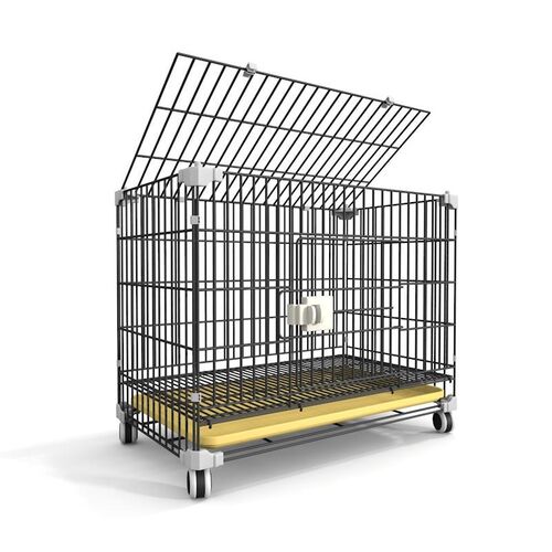 狗笼子小型犬中型犬家用室内带厕所分离加粗柯基泰迪比熊宠物狗窝