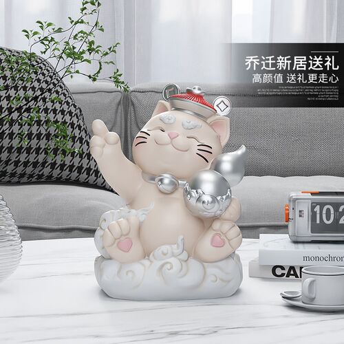 国潮葫芦招财猫摆件客厅酒柜家居装饰品乔迁新居礼品前台开业礼物
