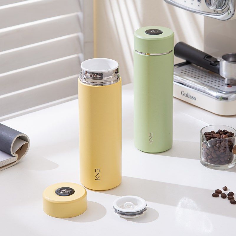 全陶瓷内胆双层真空保温杯男女高颜值车载水杯泡茶咖啡牛奶水杯子