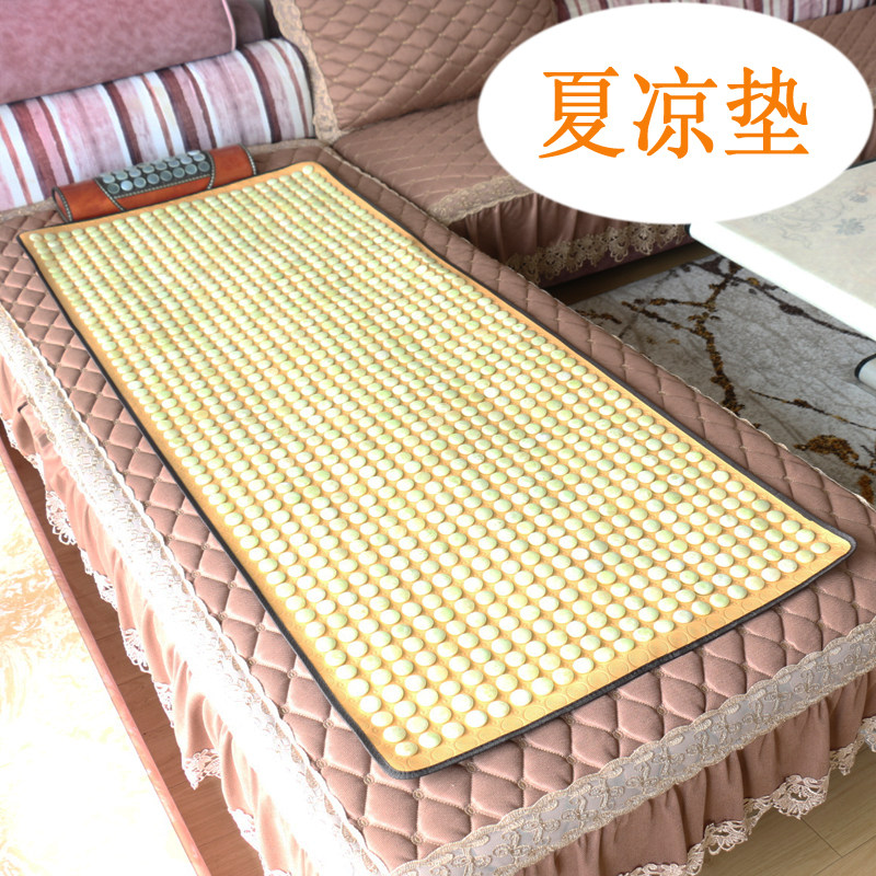 玉石冰席夏凉床垫天然岫玉沙发垫美容夏凉床垫单人防滑夏天凉席